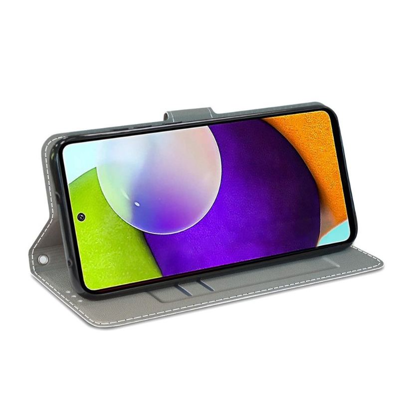 Folio-fodral För Samsung Galaxy A72 4G / A72 5G Vattendroppar