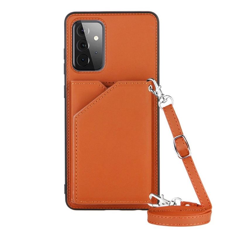 Skal För Samsung Galaxy A72 4G / A72 5G Aude Multi-compartment Lanyard