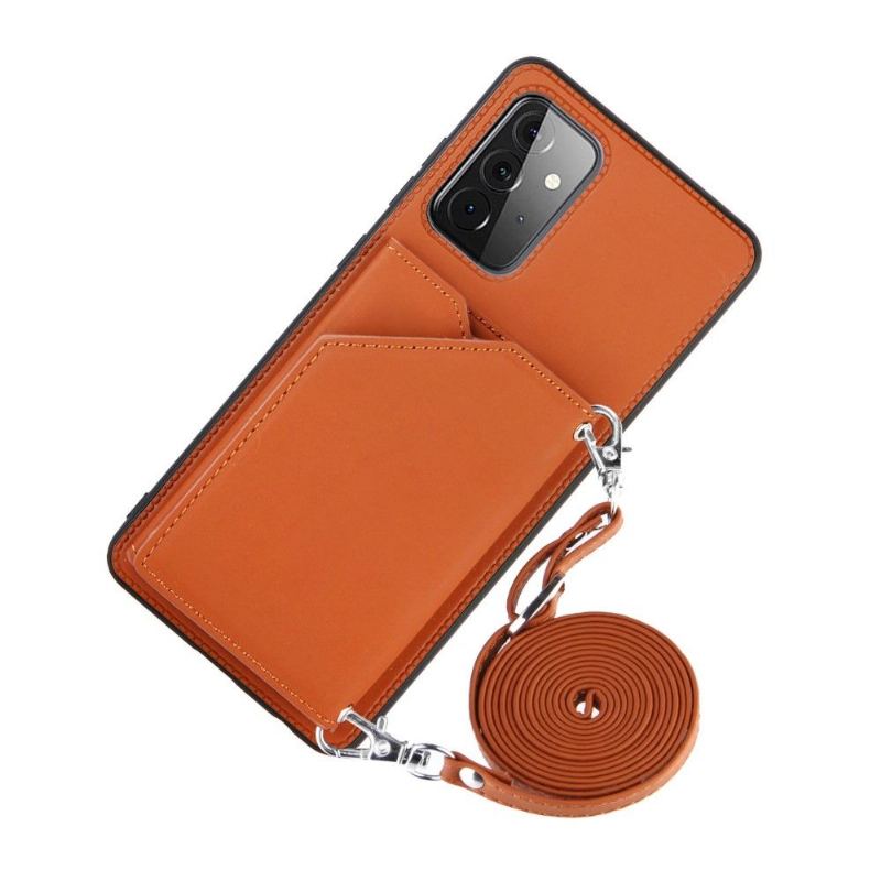 Skal För Samsung Galaxy A72 4G / A72 5G Aude Multi-compartment Lanyard