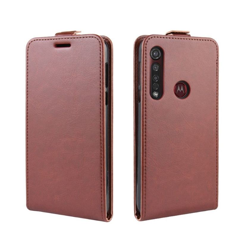 Fodral Case För Motorola Moto G8 Plus Fallskydd Folio-fodral Vertikalt Konstläder