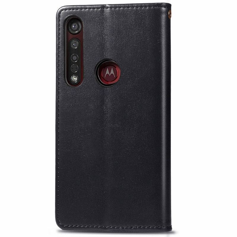 Folio-fodral För Motorola Moto G8 Plus Indila Korthållare I Konstläder