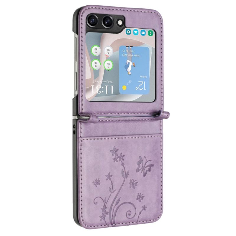 Skal Samsung Galaxy Z Flip 6 Fjärilar Och Blommor