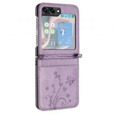 Skal Samsung Galaxy Z Flip 6 Fjärilar Och Blommor