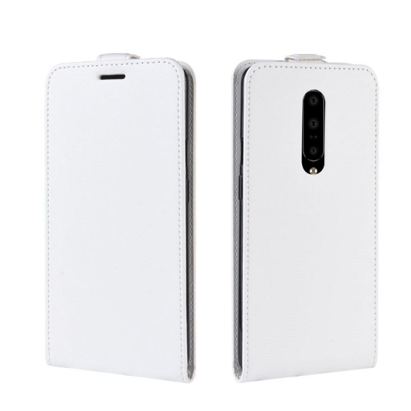 Fodral Case För OnePlus 7 Pro Folio-fodral Vertikal Konstläder