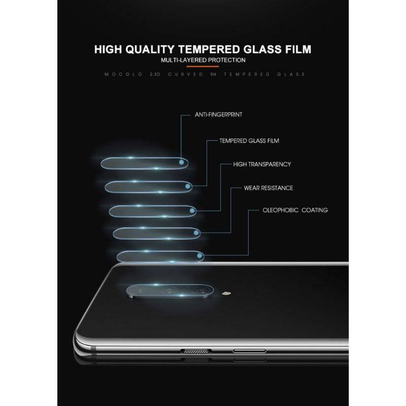 Oneplus 7 Pro - 2 Härdat Glasfilmer För Bakre Kameralins