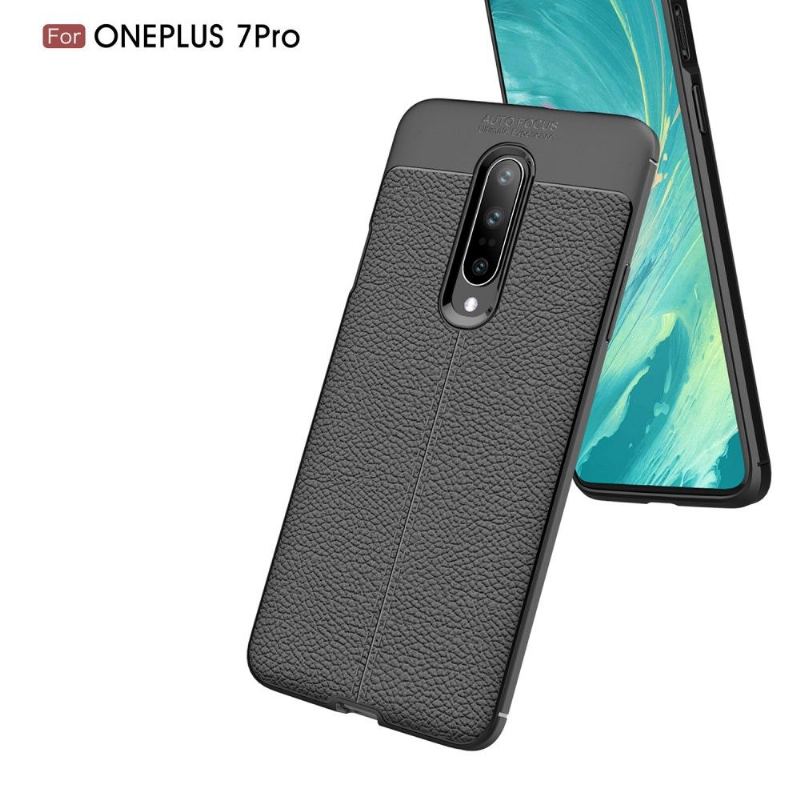 Skal För OnePlus 7 Pro Finishing Gel I Konstläder