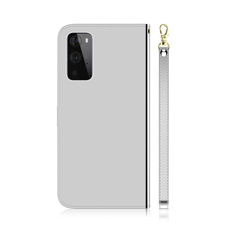 Fodral För OnePlus 9 Pro Spegeleffekt I Konstläder