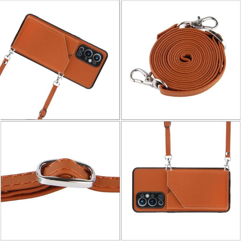 Skal För OnePlus 9 Pro Aude Multi Compartments Lanyard