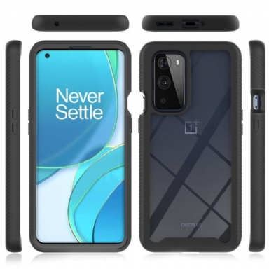 Skal För OnePlus 9 Pro Bedrijf Hybrid Clear Back Stötsäker