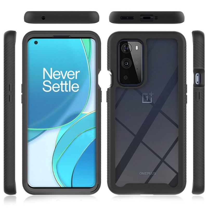 Skal För OnePlus 9 Pro Bedrijf Hybrid Clear Back Stötsäker