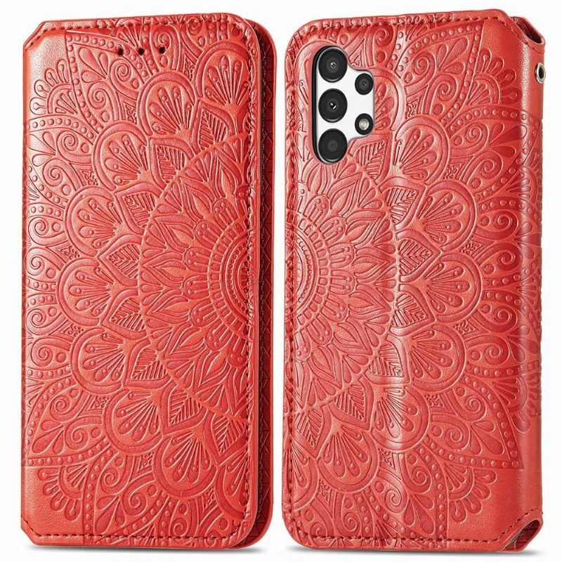 Folio-fodral För Samsung Galaxy A13 4G Fallskydd Chic Mandala