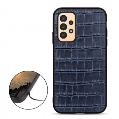 Skal För Samsung Galaxy A13 4G Chic Croco Skin Look