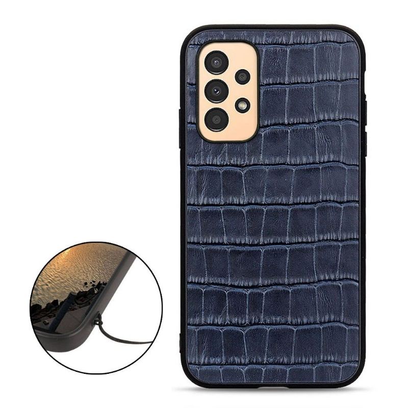 Skal För Samsung Galaxy A13 4G Chic Croco Skin Look