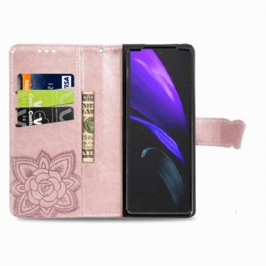 Folio-fodral Samsung Galaxy Z Fold 4 Jätte Fjäril