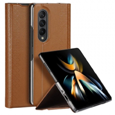 Folio-fodral Samsung Galaxy Z Fold 4 Läderfodral Dux Ducis Bril Series