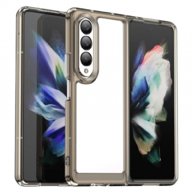 Skal Samsung Galaxy Z Fold 4 Transparenta Färgade Kanter