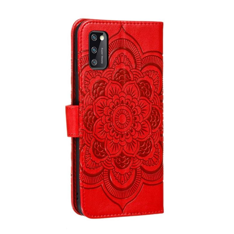 Fodral För Samsung Galaxy A41 Lädereffekt Mandala