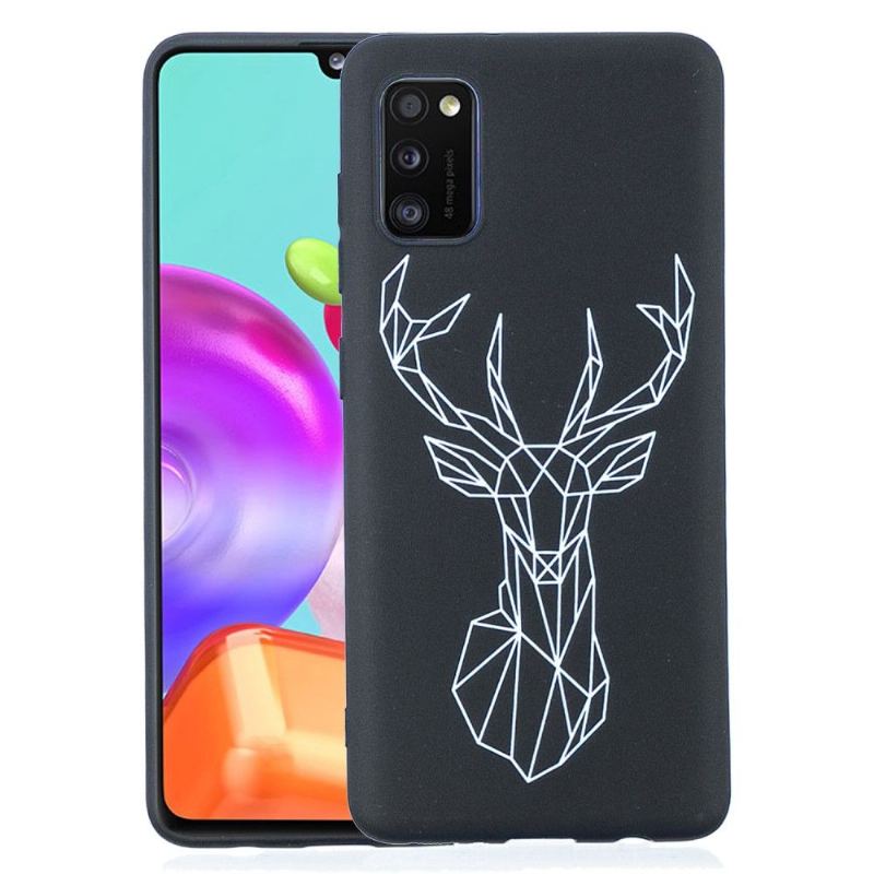 Skal För Samsung Galaxy A41 Bedrijf Origami Deer