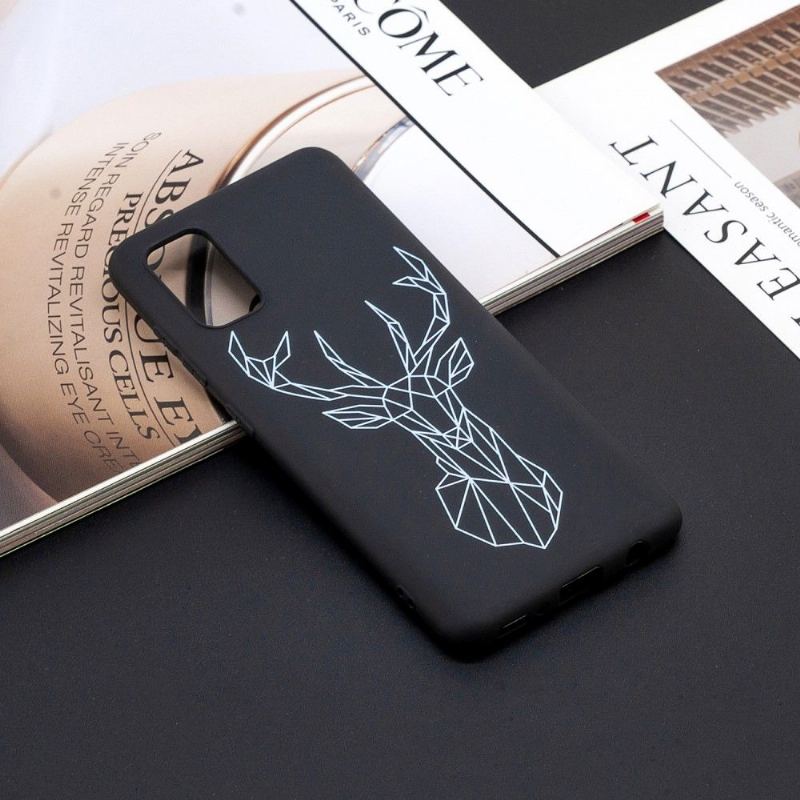 Skal För Samsung Galaxy A41 Bedrijf Origami Deer