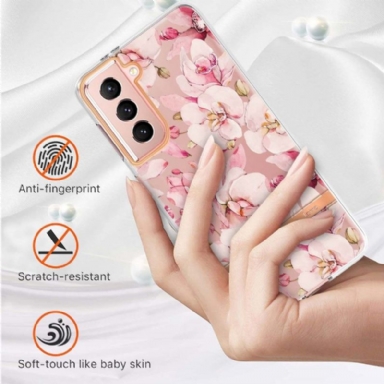 Skal För Samsung Galaxy S21 5G Bedrijf Gardenia Rosa Blomma