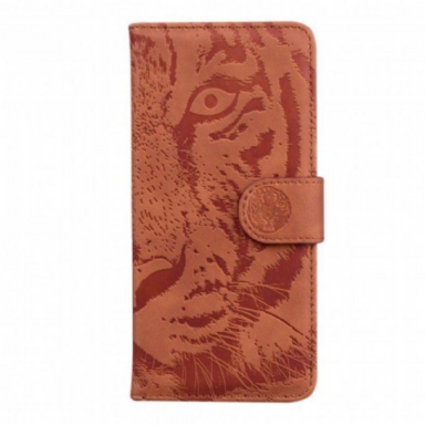 Fodral Samsung Galaxy A52 4G / A52 5G / A52s 5G Tiger Face Print