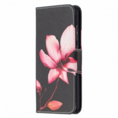 Folio-fodral Samsung Galaxy A52 4G / A52 5G / A52s 5G Rosa Blomma