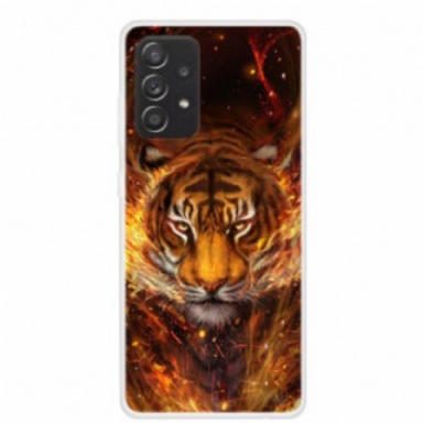 Skal Samsung Galaxy A52 4G / A52 5G / A52s 5G Flexibel Tiger