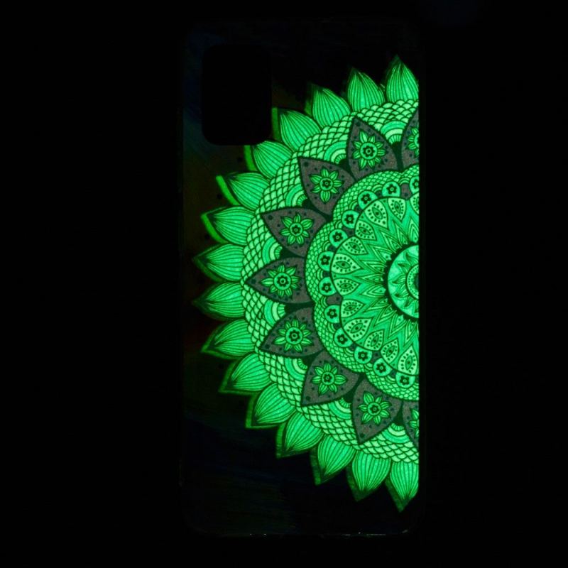 Skal För Xiaomi Redmi 10 Fallskydd Lysande Färgglad Mandala