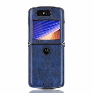 Skal Motorola Razr 5G Litchi Konstläder