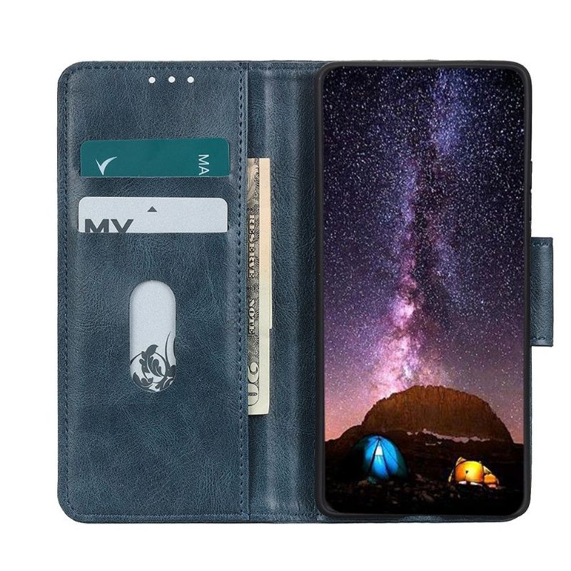 Folio-fodral För Samsung Galaxy M52 5G Fallskydd Läderfodral Foliostativ I Konstläder