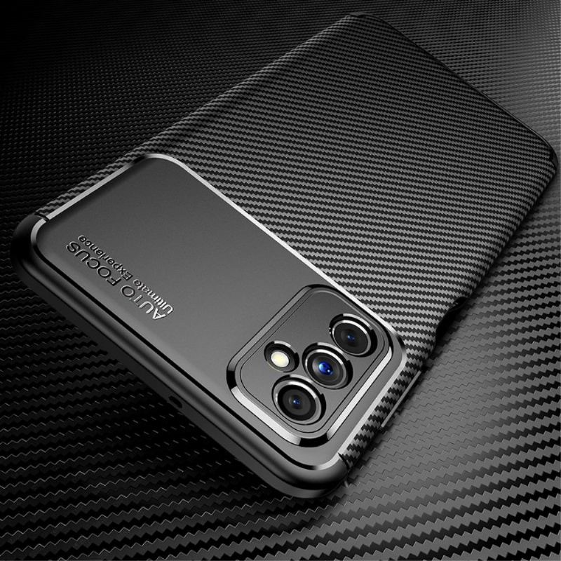 Skal För Samsung Galaxy M52 5G Bedrijf Carbon Fiber Styling