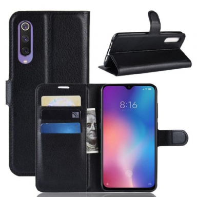 Fodral För Xiaomi Mi 9 SE Bedrijf Stil Läderkorthållare