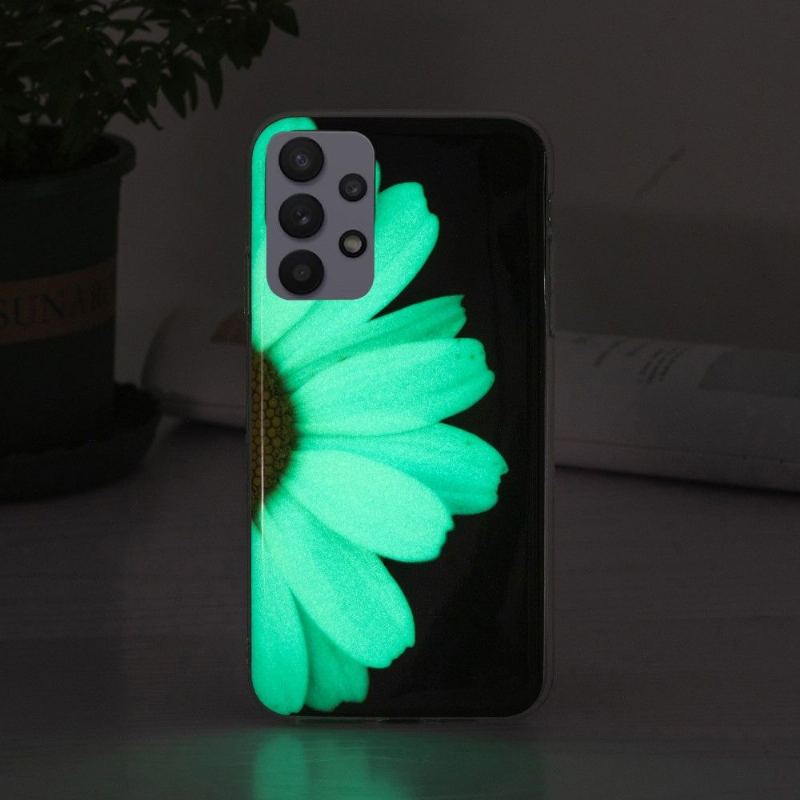 Skal För Samsung Galaxy A32 5G Fluorescerande Daisy