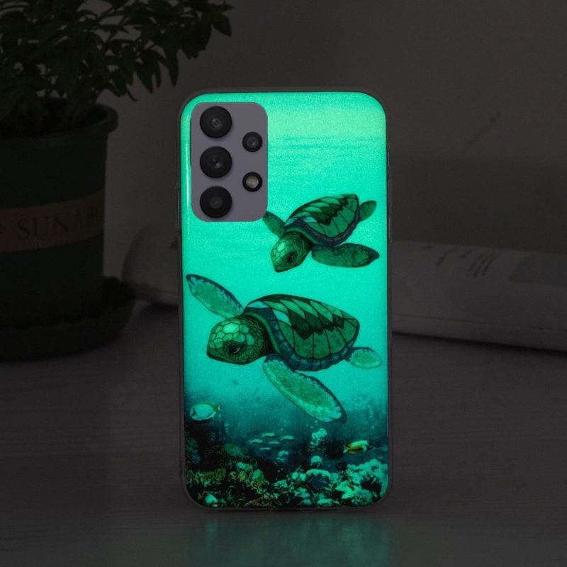 Skal För Samsung Galaxy A32 5G Fluorescerande Sköldpaddor