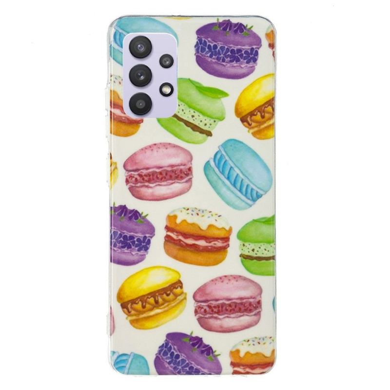 Skal För Samsung Galaxy A32 5G Hemming Fluorescerande Macarons