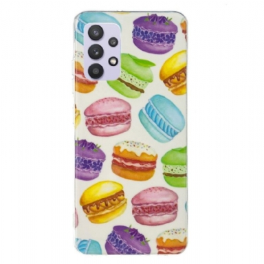 Skal För Samsung Galaxy A32 5G Hemming Fluorescerande Macarons