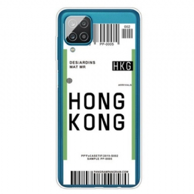 Skal Samsung Galaxy M12 / A12 Boardingkort Till Hong Kong