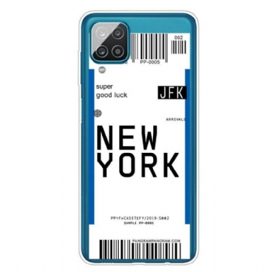 Skal Samsung Galaxy M12 / A12 Boardingkort Till New York