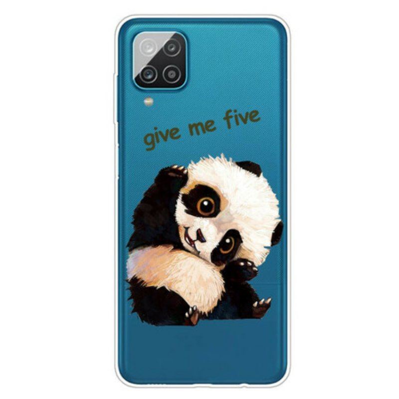 Skal Samsung Galaxy M12 / A12 Seamless Panda Give Me Five