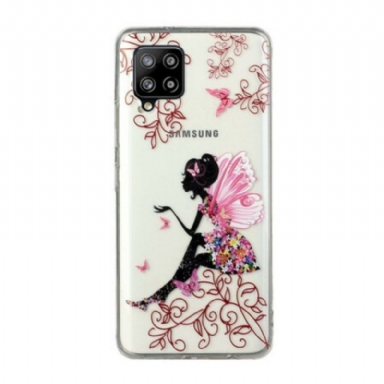 Skal Samsung Galaxy M12 / A12 Transparent Flower Fairy