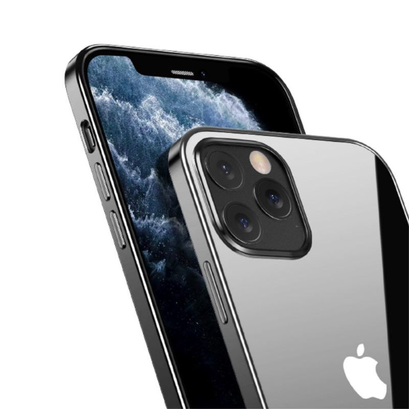 Skal För iPhone 12 / 12 Pro Transparenta Konturer Färger