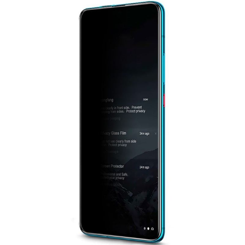 Xiaomi Poco F2 Pro Skärmskydd I Härdat Glas Och Sekretessfilter