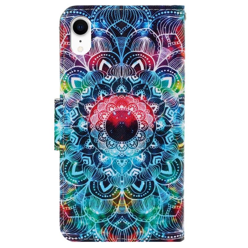 Fodral För iPhone XR Färgad Mandala