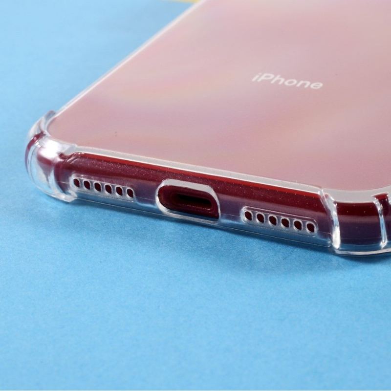 Skal För iPhone XR Transparenta Förstärkta Hörn