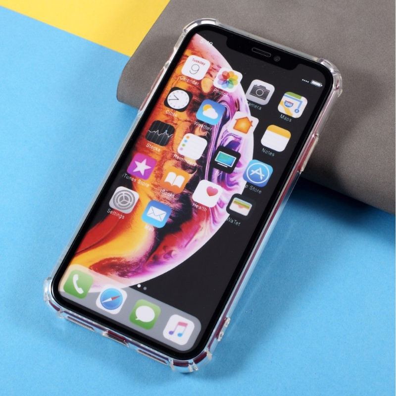 Skal För iPhone XR Transparenta Förstärkta Hörn