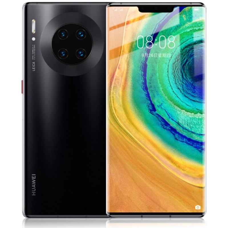 Huawei Mate 30 Pro - Skärmskydd Av Härdat Glas I Full Storlek - Svart