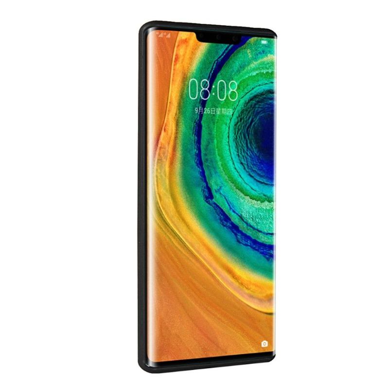 Skal För Huawei Mate 30 Pro Fallskydd Lädereffektkorthållare