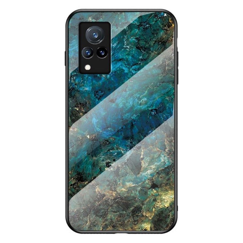 Skal För Vivo V21 5G Ocean Marble Glass Back