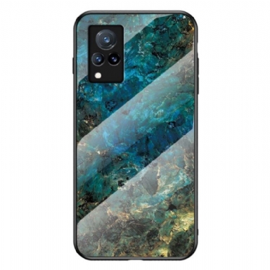 Skal För Vivo V21 5G Ocean Marble Glass Back