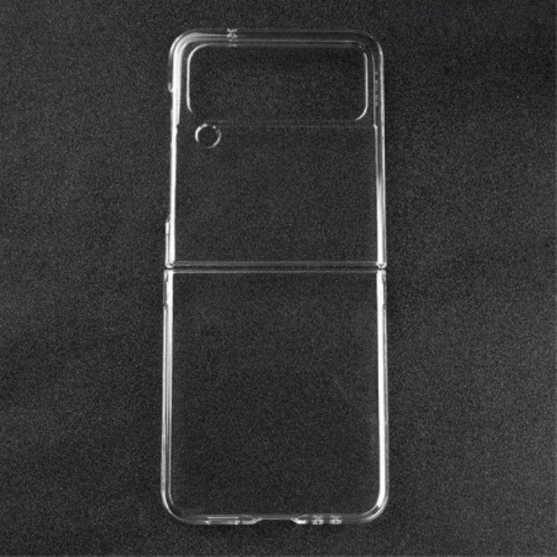 Folio-fodral Mobilskal Samsung Galaxy Z Flip 4 Läderfodral Transparent Plast